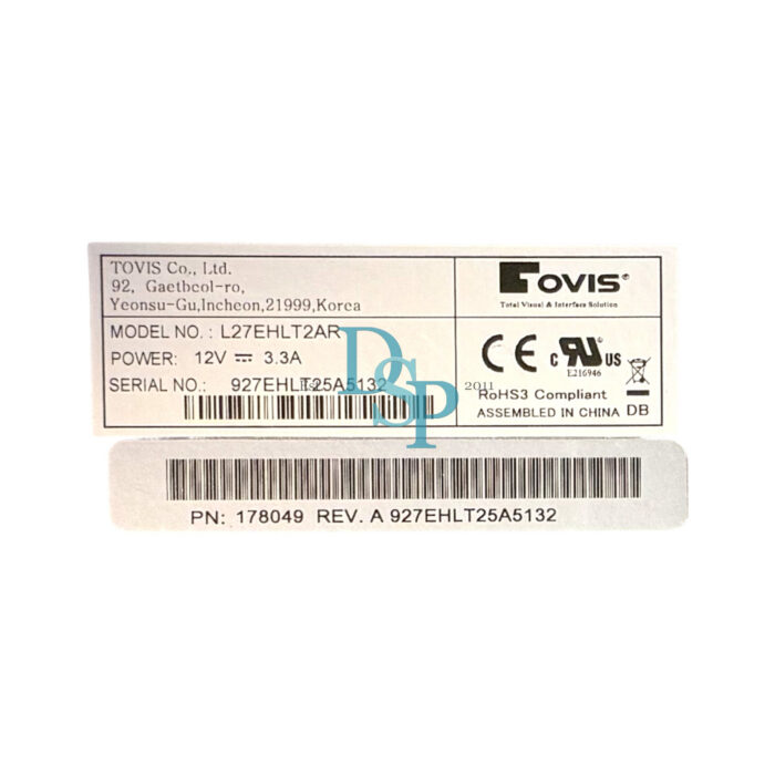 Aristocrat MarsX 27 Tovis Main Montior W Touchscreen 5